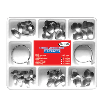 Sektionsmatrissystem, 100 pcs № 1.398