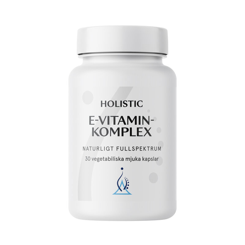 E-vitaminkomplex 30 kapslar Holistic