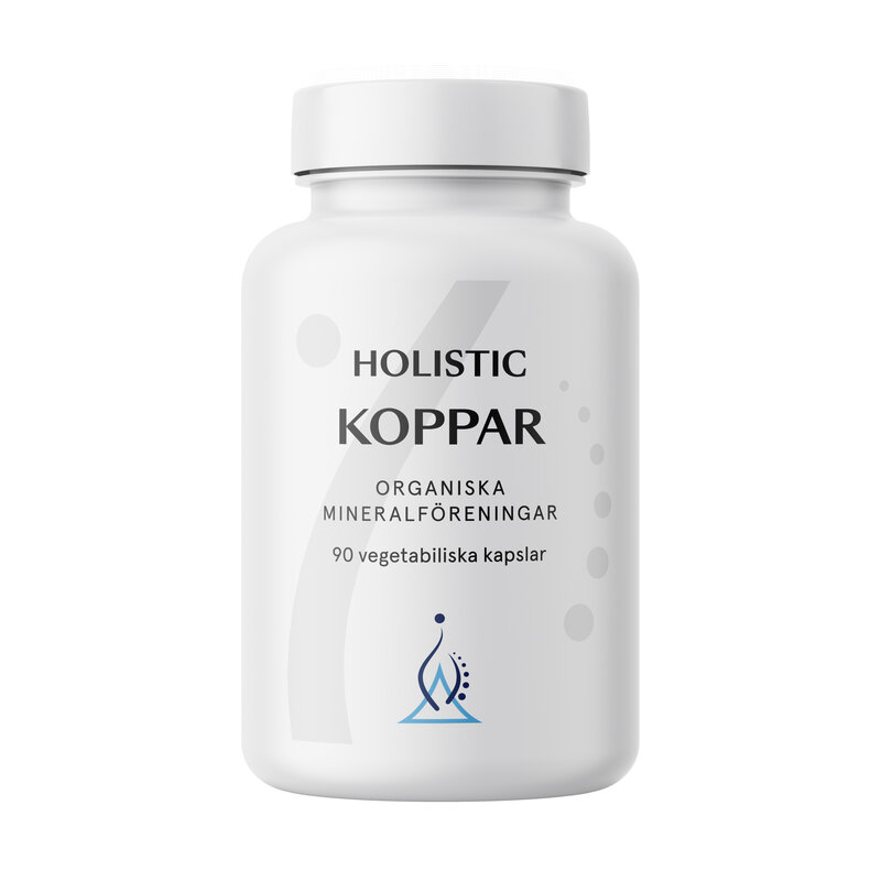 Koppar 2 mg 90 kapslar Holistic