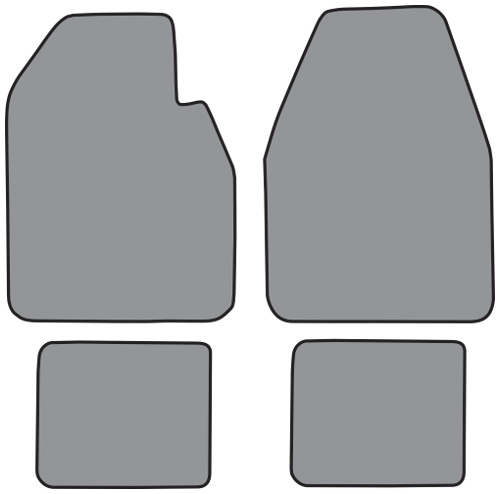 1965 Dodge Coronet Automatic Carpet Floor Mats 4pc FM75 - 2