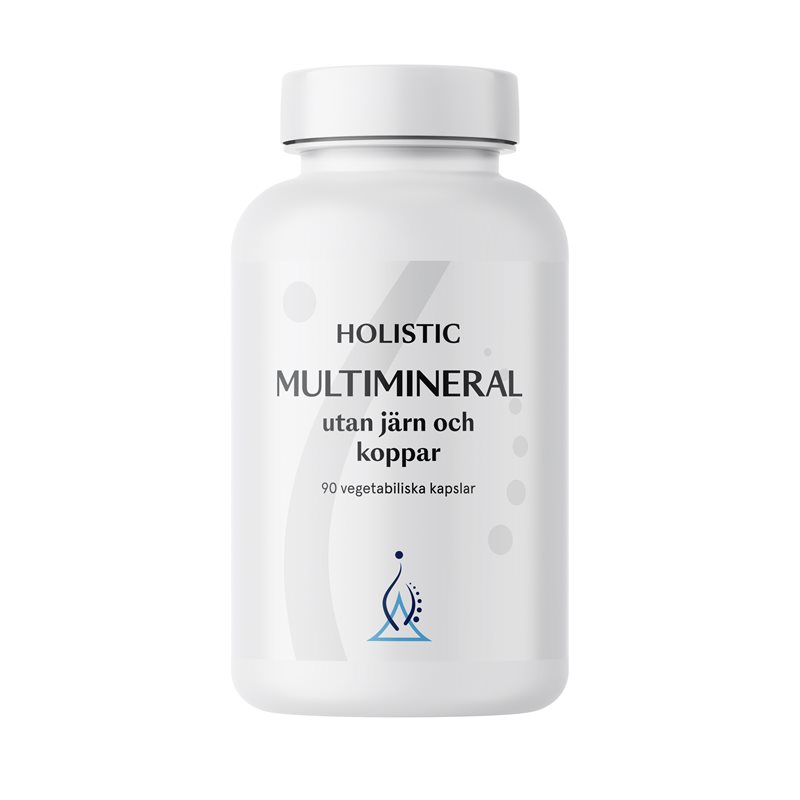 Multimineral utan järn och koppar 90 kapslar Holistic