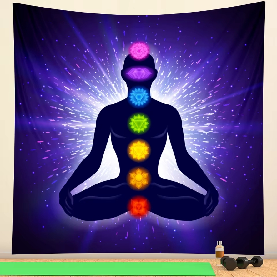 Väggbonad - Chakra Yogi  - Paisley Lotus 