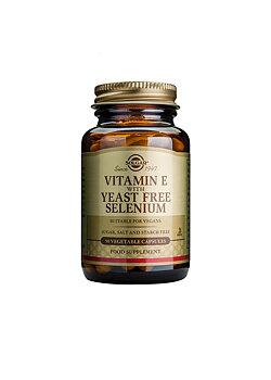 Vitamin E med Selen 50veg.kap Solgar