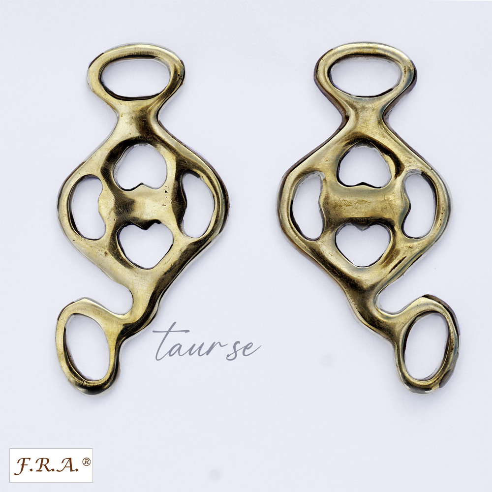 Hackamore shanks F.R.A® 'Love' Short, gold