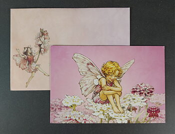 Vykort med Kuvert - Cicely Mary Barker, "Candytuft Fairy"