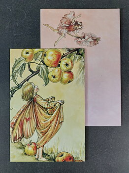 Vykort med Kuvert - Cicely Mary Barker, "Crab-Apple Fairy"