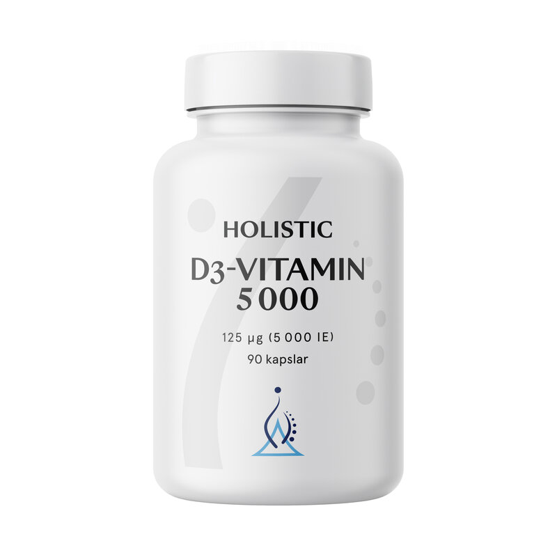 D3-vitamin 5000 90 kapslar Holistic