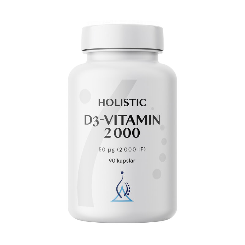 D3-vitamin 2000 90 kapslar Holistic
