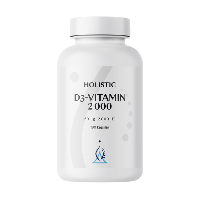 D3-vitamin 2000 180 kapslar Holistic