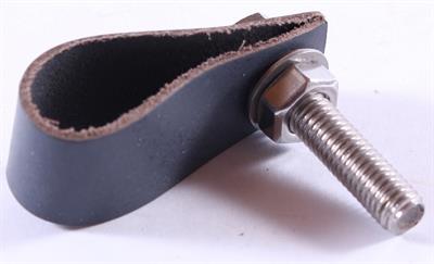 Knopp Läder svart  - 2