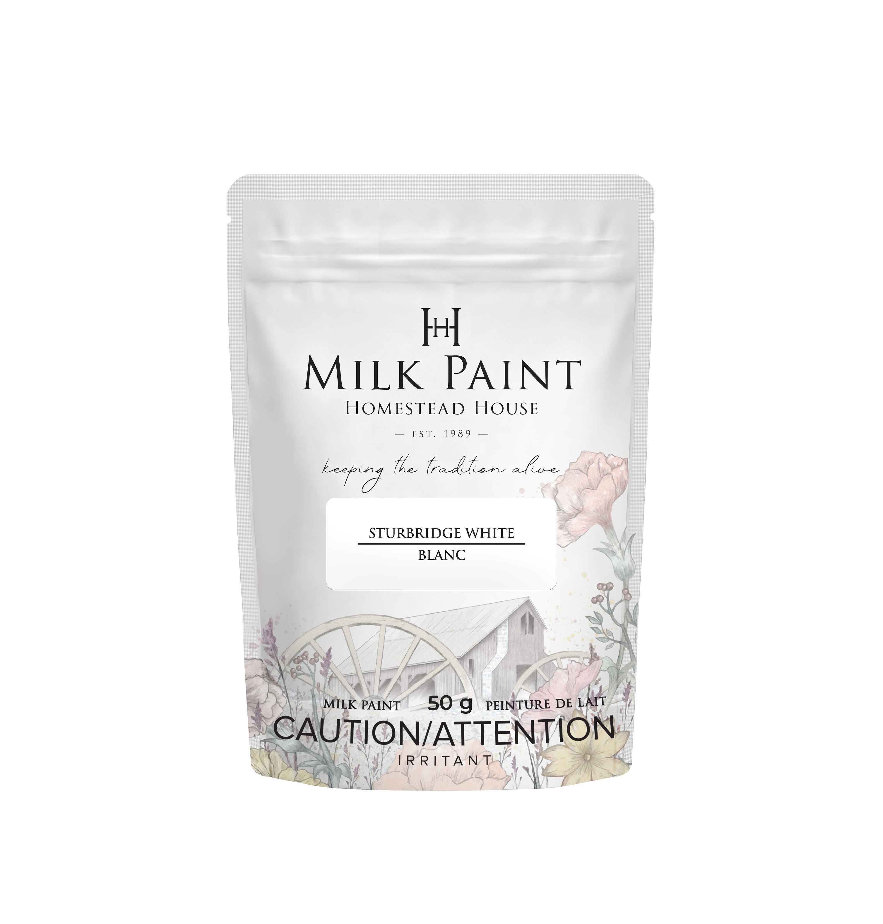 HH Milk Paint Sturbridge White Provpåse 50 gram  - 2