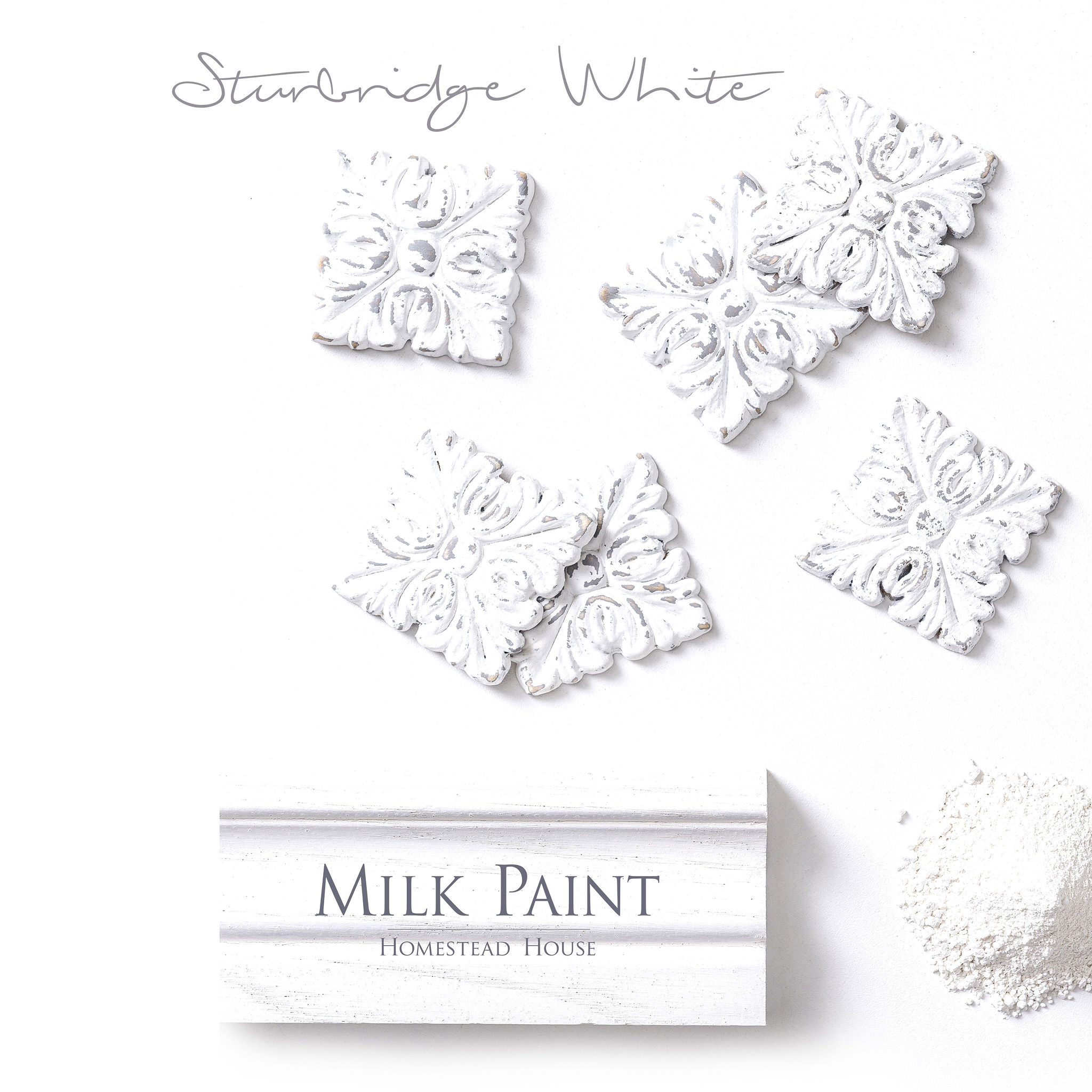 HH Milk Paint Sturbridge White Provpåse 50 gram 
