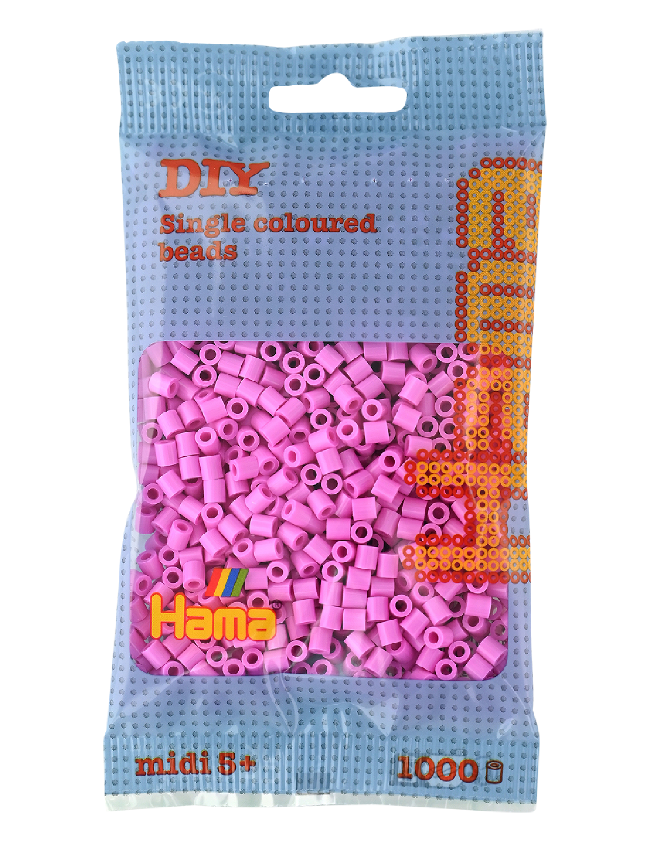 Hama 207-48 midi beads 1000pcs pastel pink