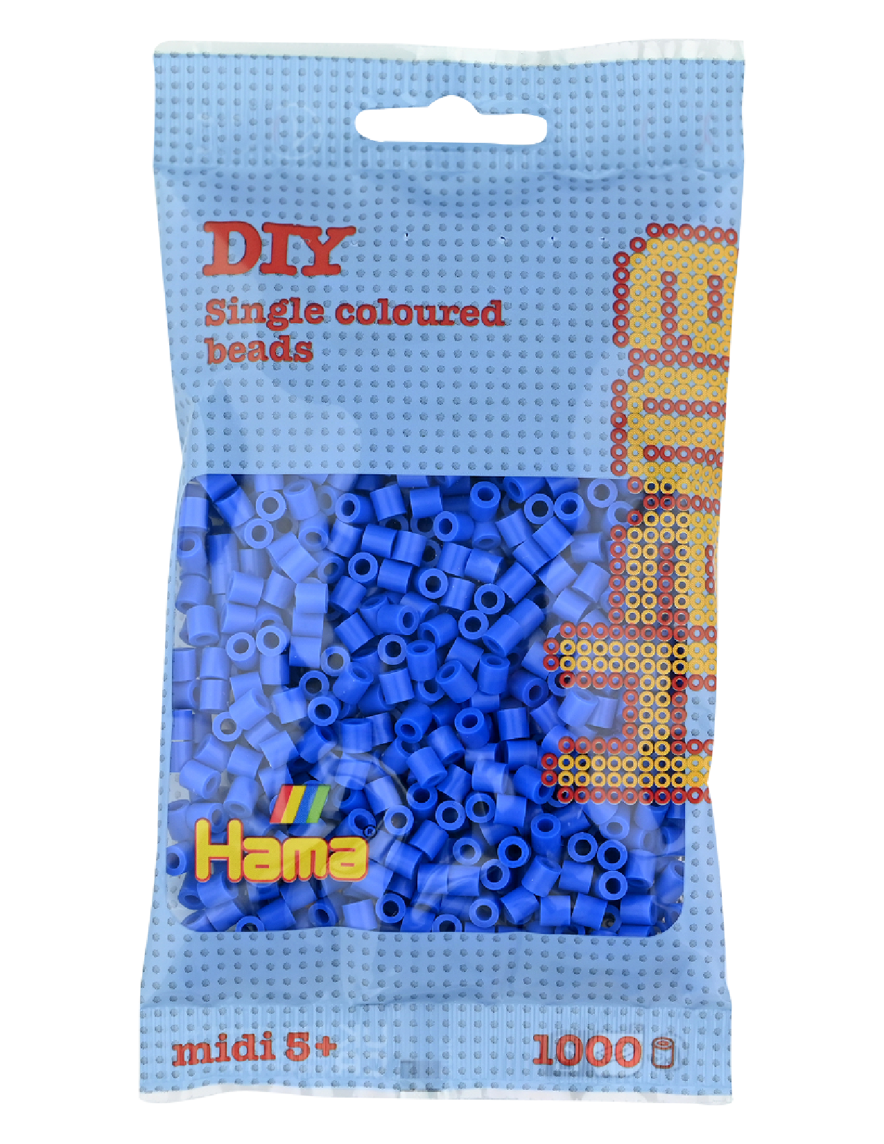Hama 207-09 midi pärlor 1000st ljus blå