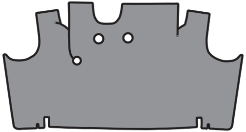 1968 - 1970 Ford Falcon Trunk Mat - 2