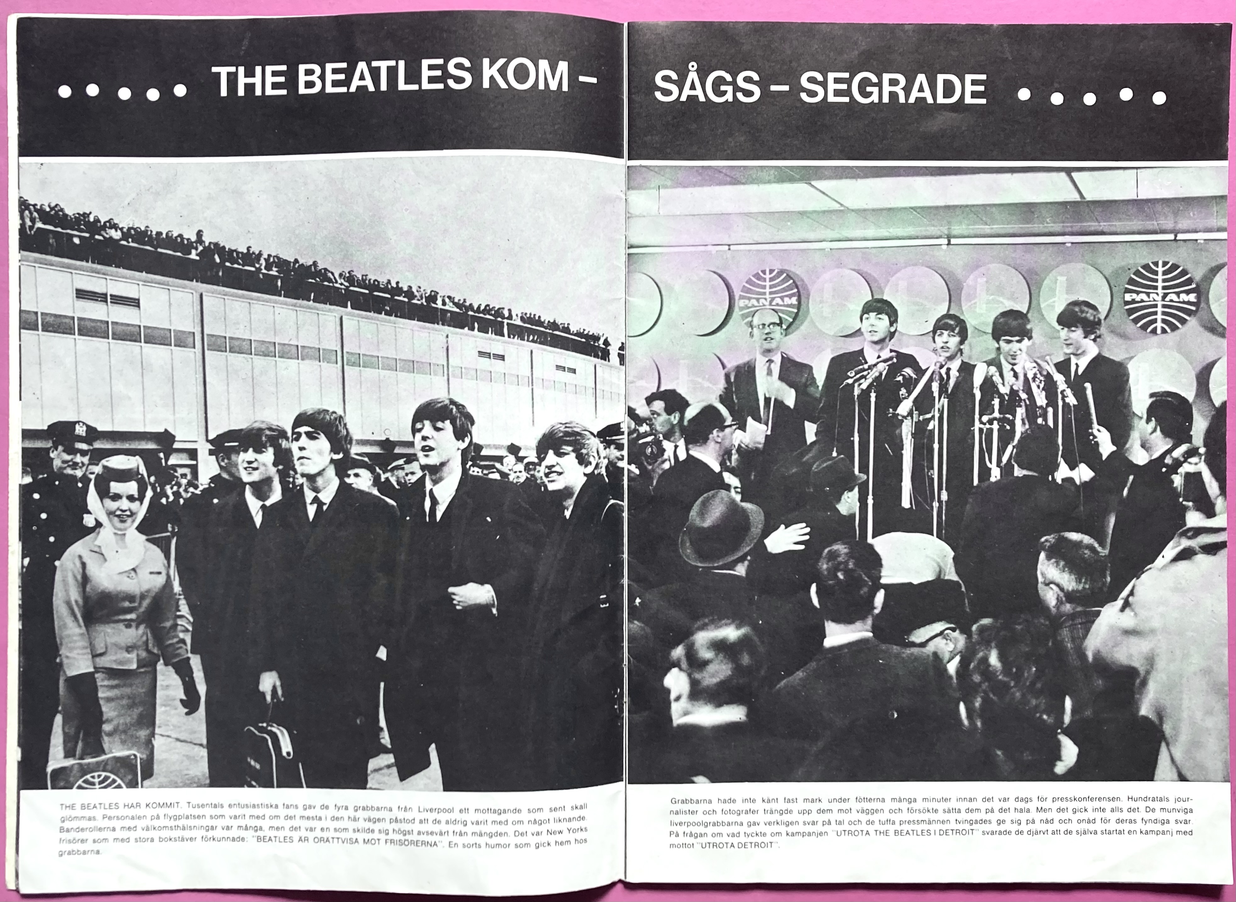 BEATLES - På Broadway - Poptidning 1964 - 3