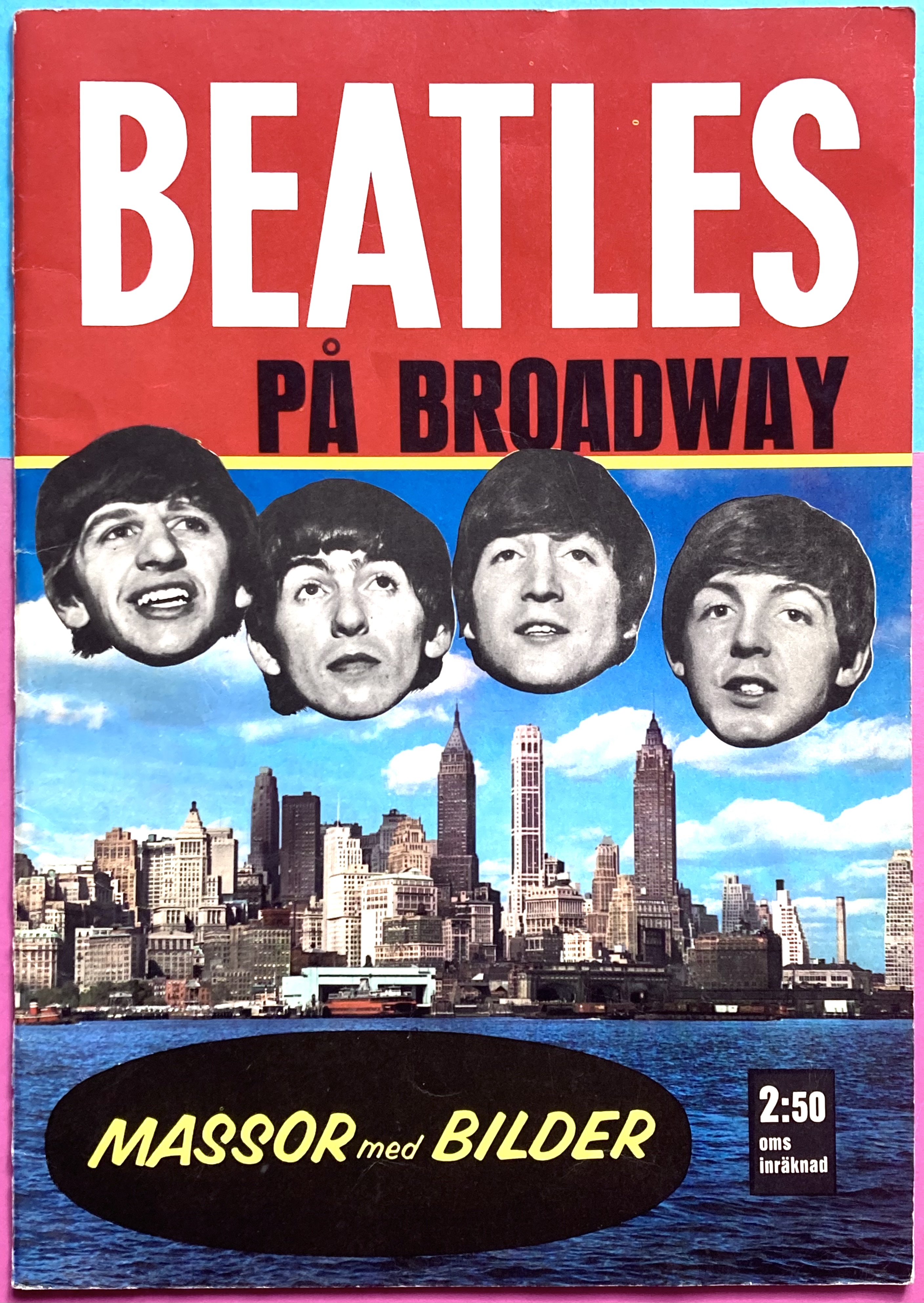 BEATLES - På Broadway - Poptidning 1964