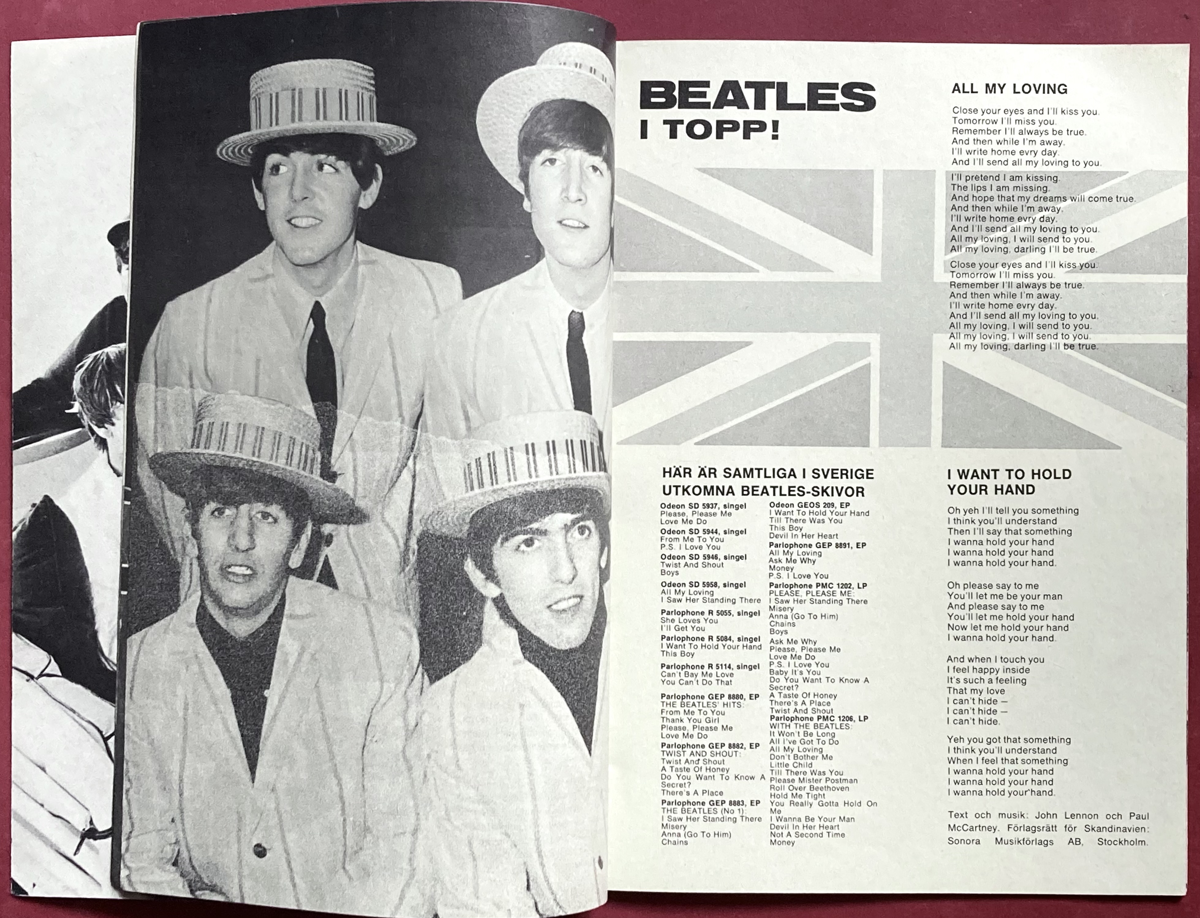 BEATLES - Träff med The Beatles Nr 2 1964 - 4