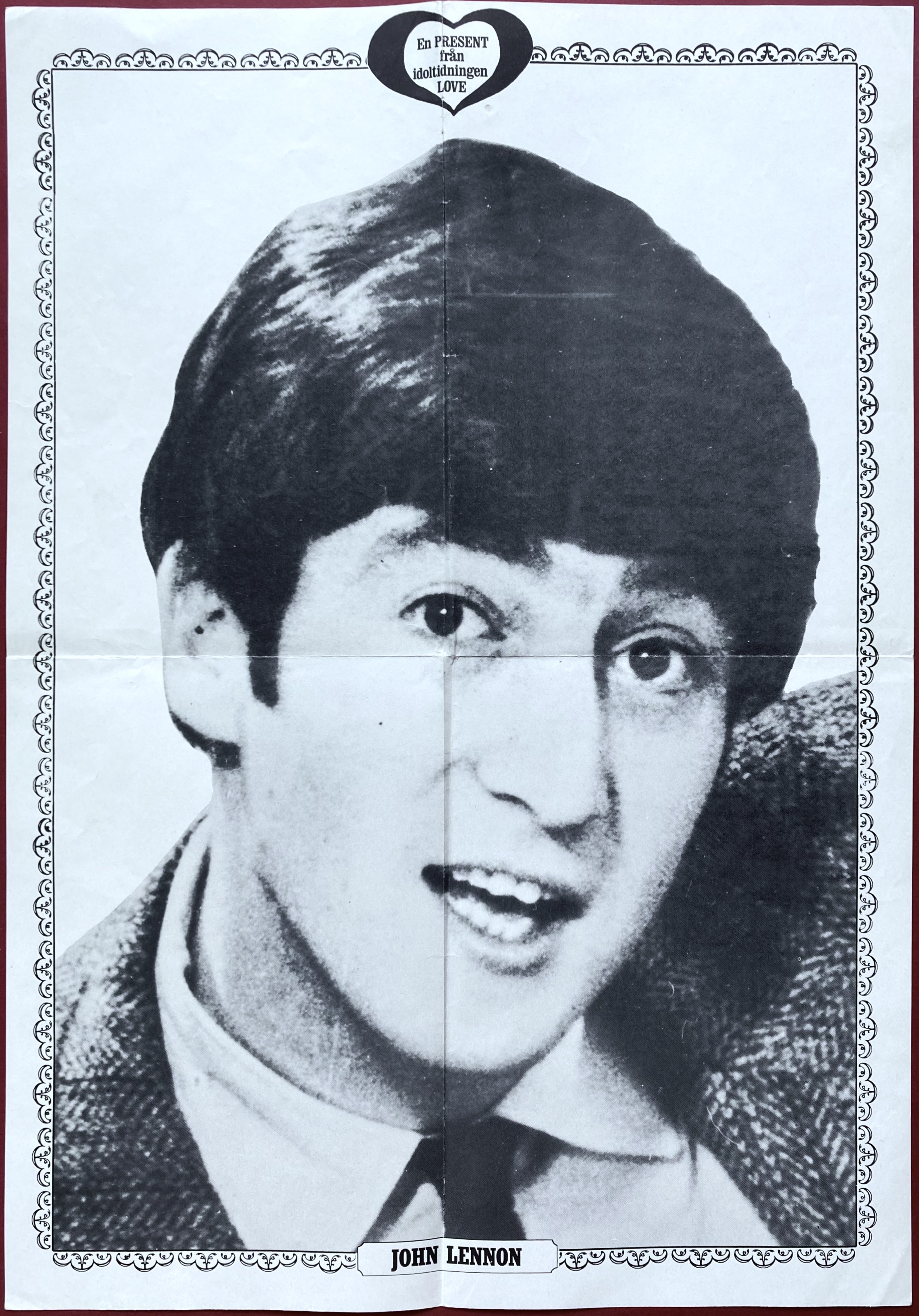 LOVE med Min Melodi - Nr 7 1964 + BEATLES / John poster - 4