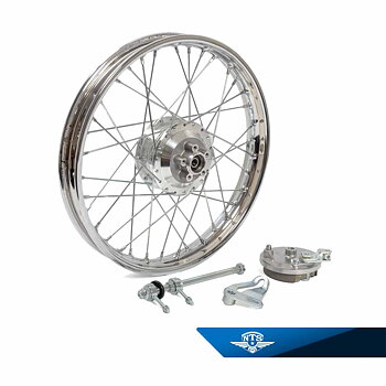 Takapyörä Complete 16″ MCB:lle, jossa on "Leleu" 100mm