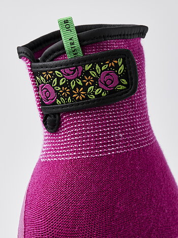 Hestra Gardening gloves - Cerise - Garden Bamboo Gloves
