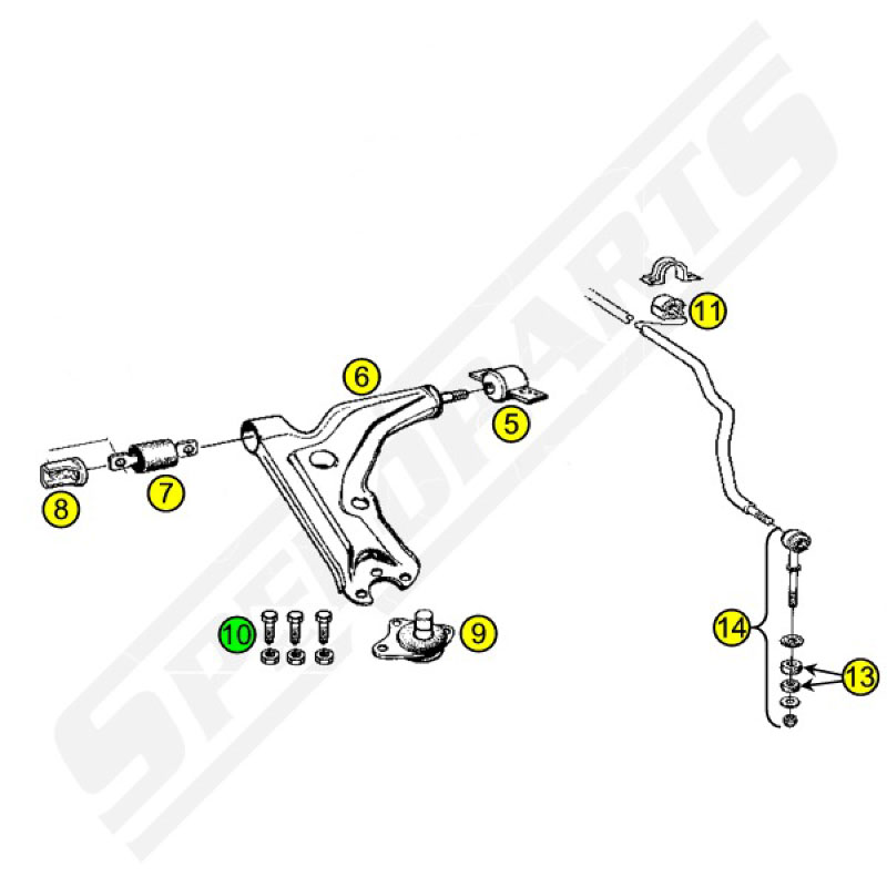Monteringssats spindelled 98-01 (10) - 3