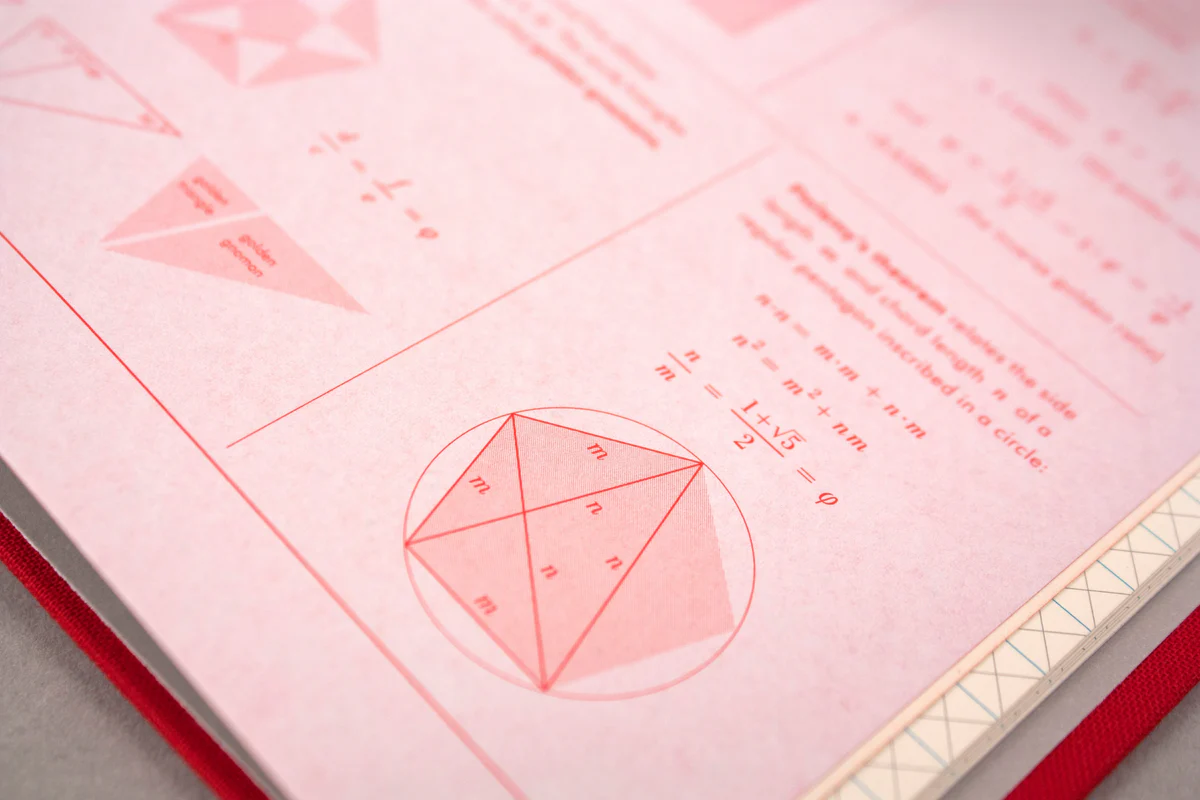 Grids & Guides Notebook, Red - 5