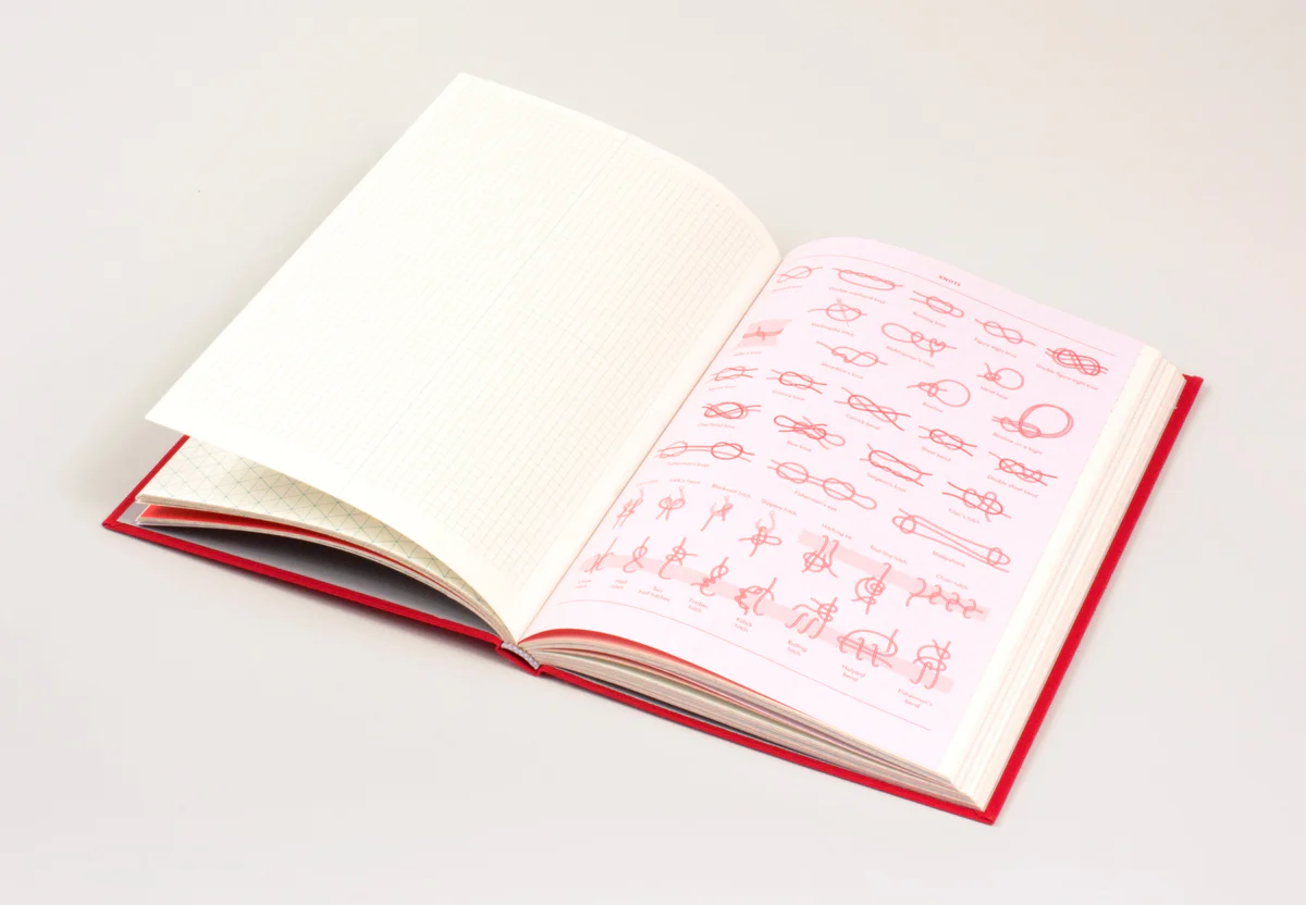 Grids & Guides Notebook, Red - 3