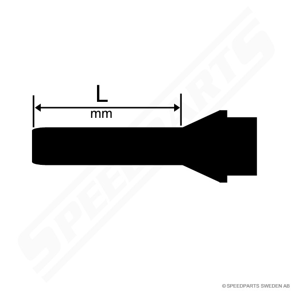 Wheel bolt M14x1,5 60mm