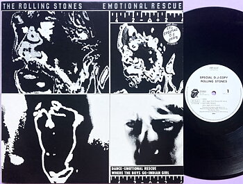 ROLLING STONES - Emotional rescue Japan-orig DJ Promo Sampler 12" Maxi 1980