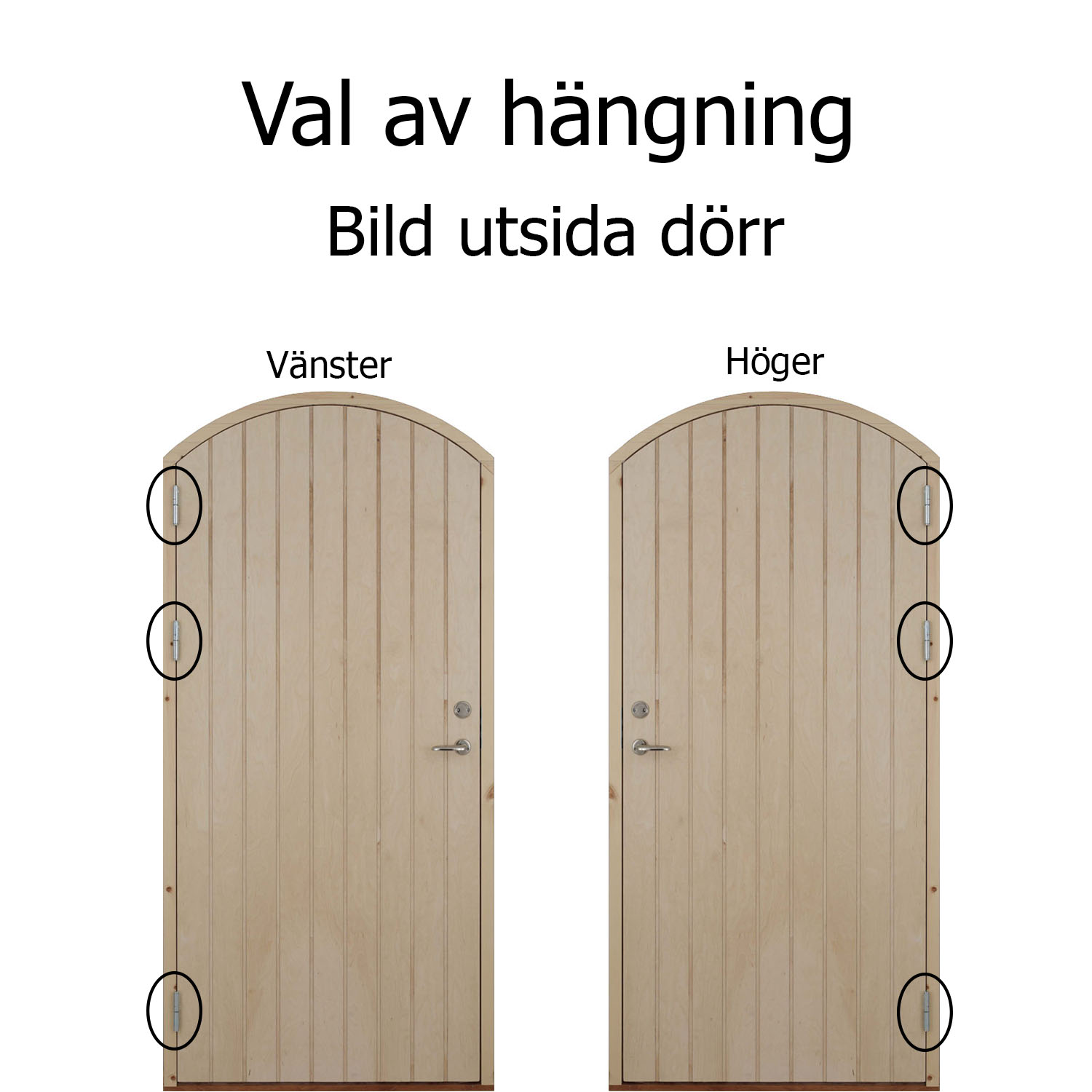 Stalldörr valvad - 2