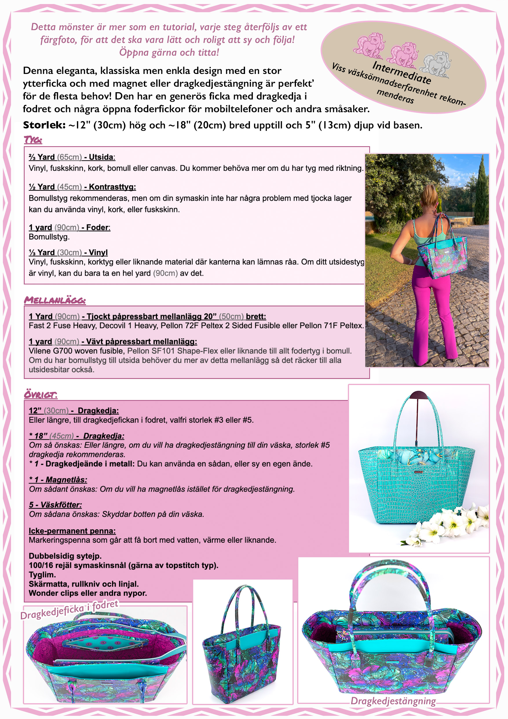 Stockholm Bag - Pappersmönster - 2