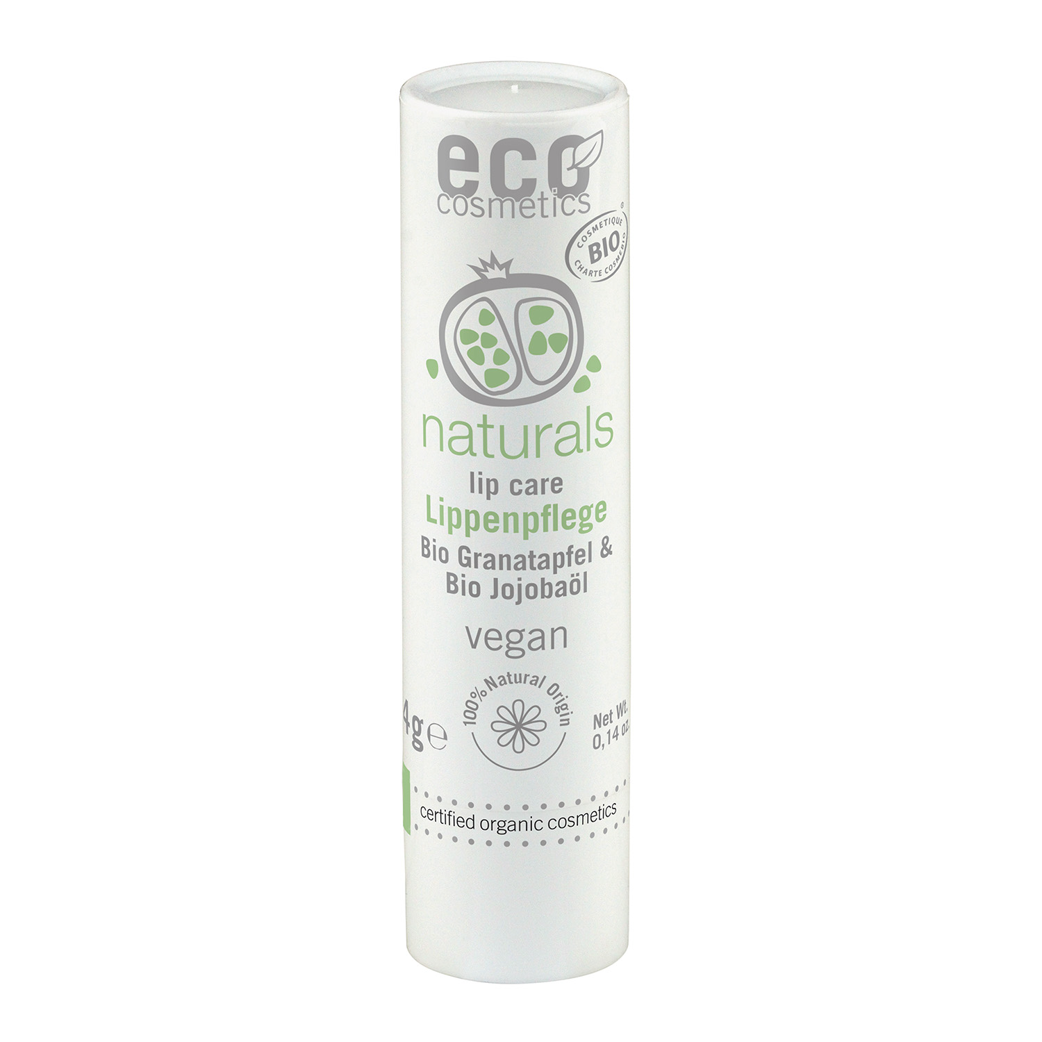 Läppbalsam vegan Granatäpple & jojoba 4g x6, EKO