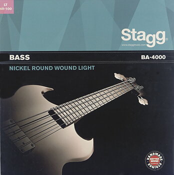 4-Str Bass Set/Ni Rnd Wd/Lt