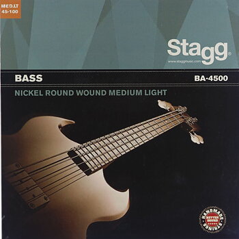 4-Str Bass Set/Ni Rnd Wd/Med