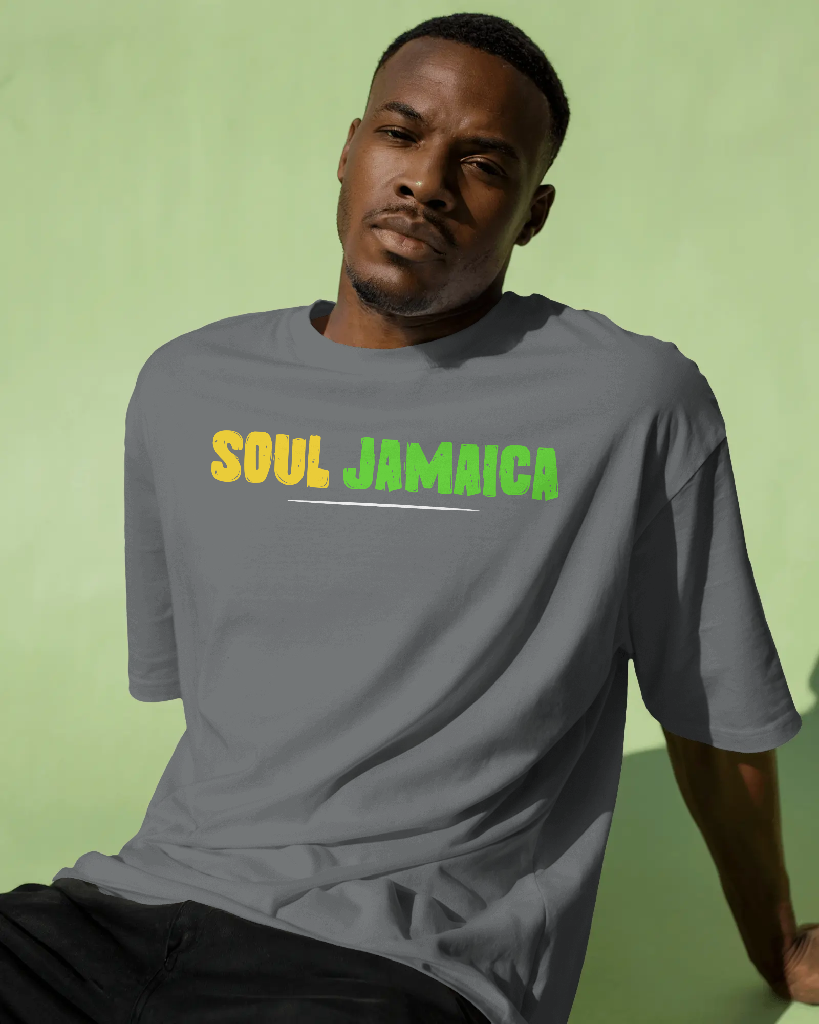 Soul Jamaica  T-shirt Black / Charcoal