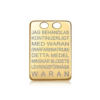 18k kultaa Waran tarjotin