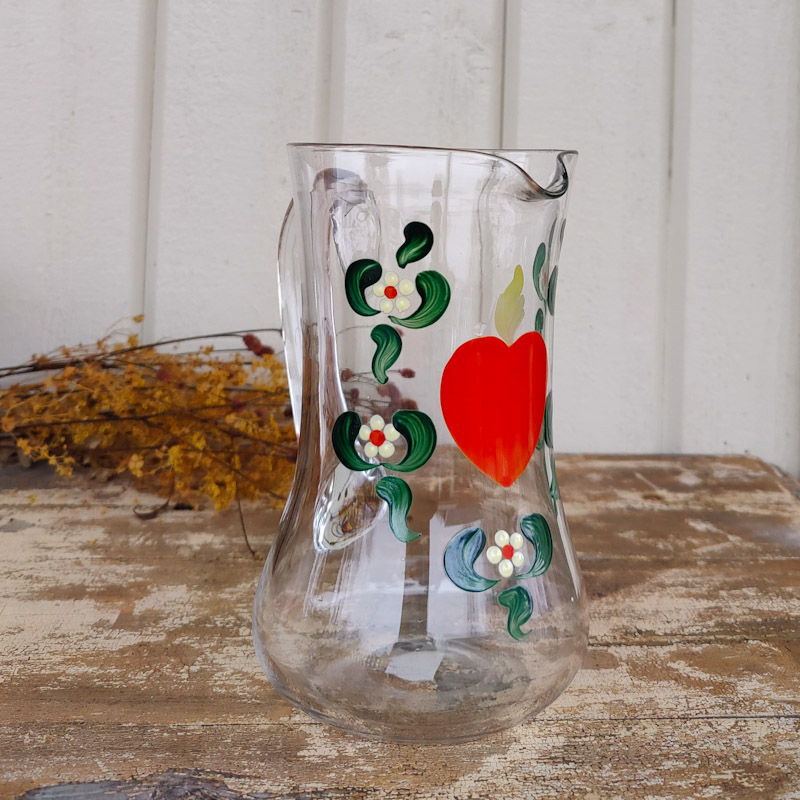 Kanna i glas bemålad - 2