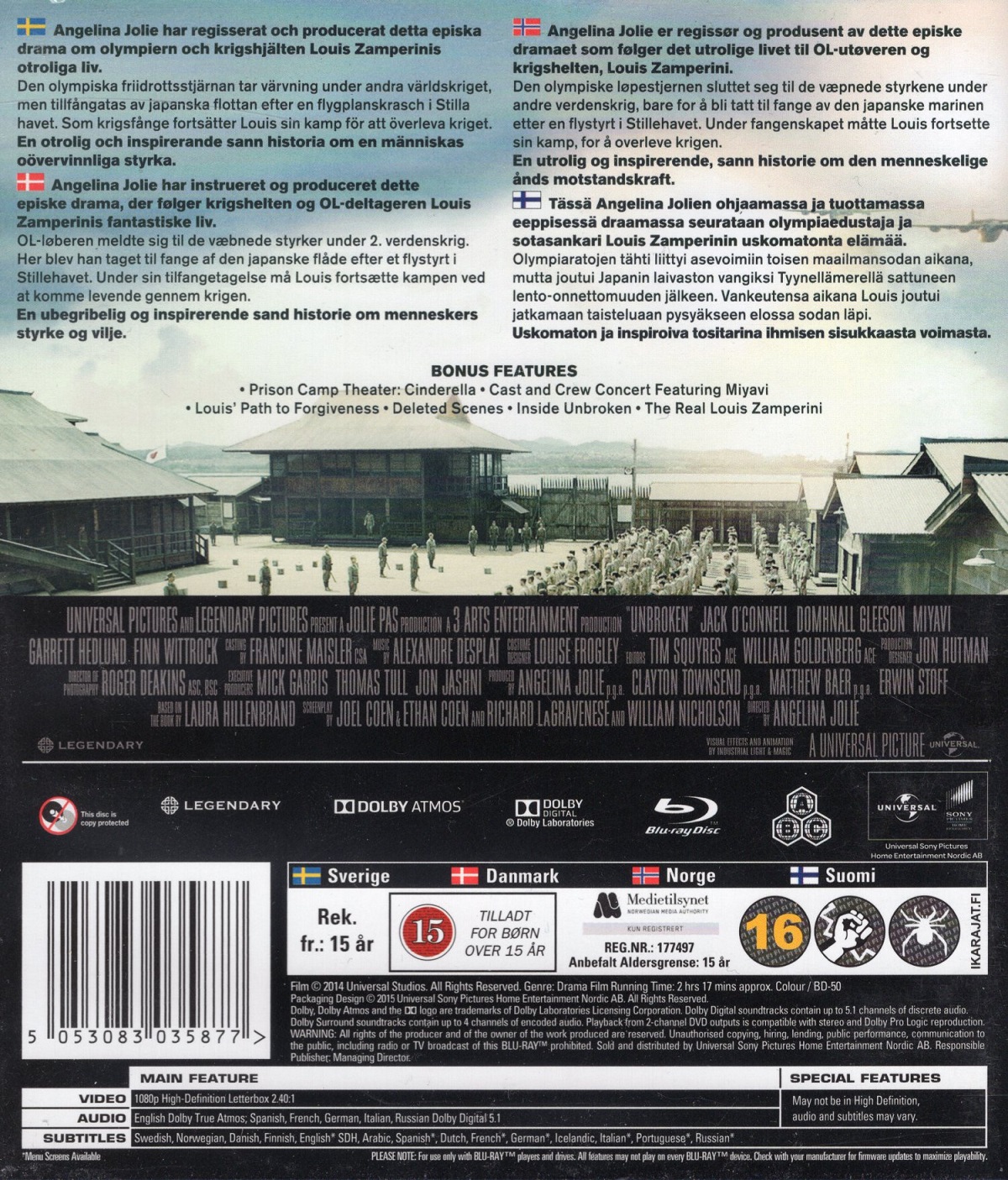 Unbroken (Blu-ray) (Begagnad) - 2