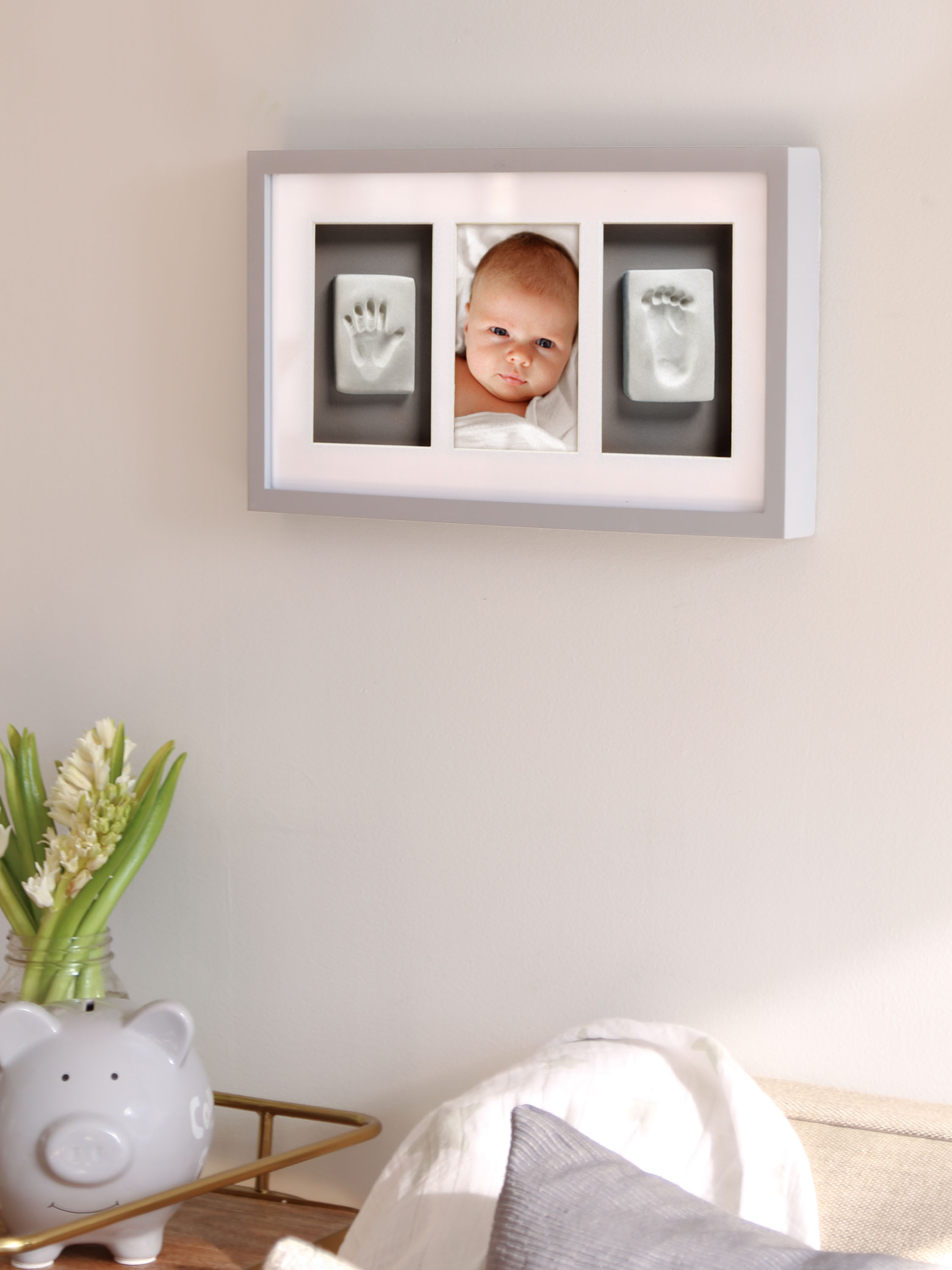 Babyprints Deluxe Ram Trippel Grå - 4