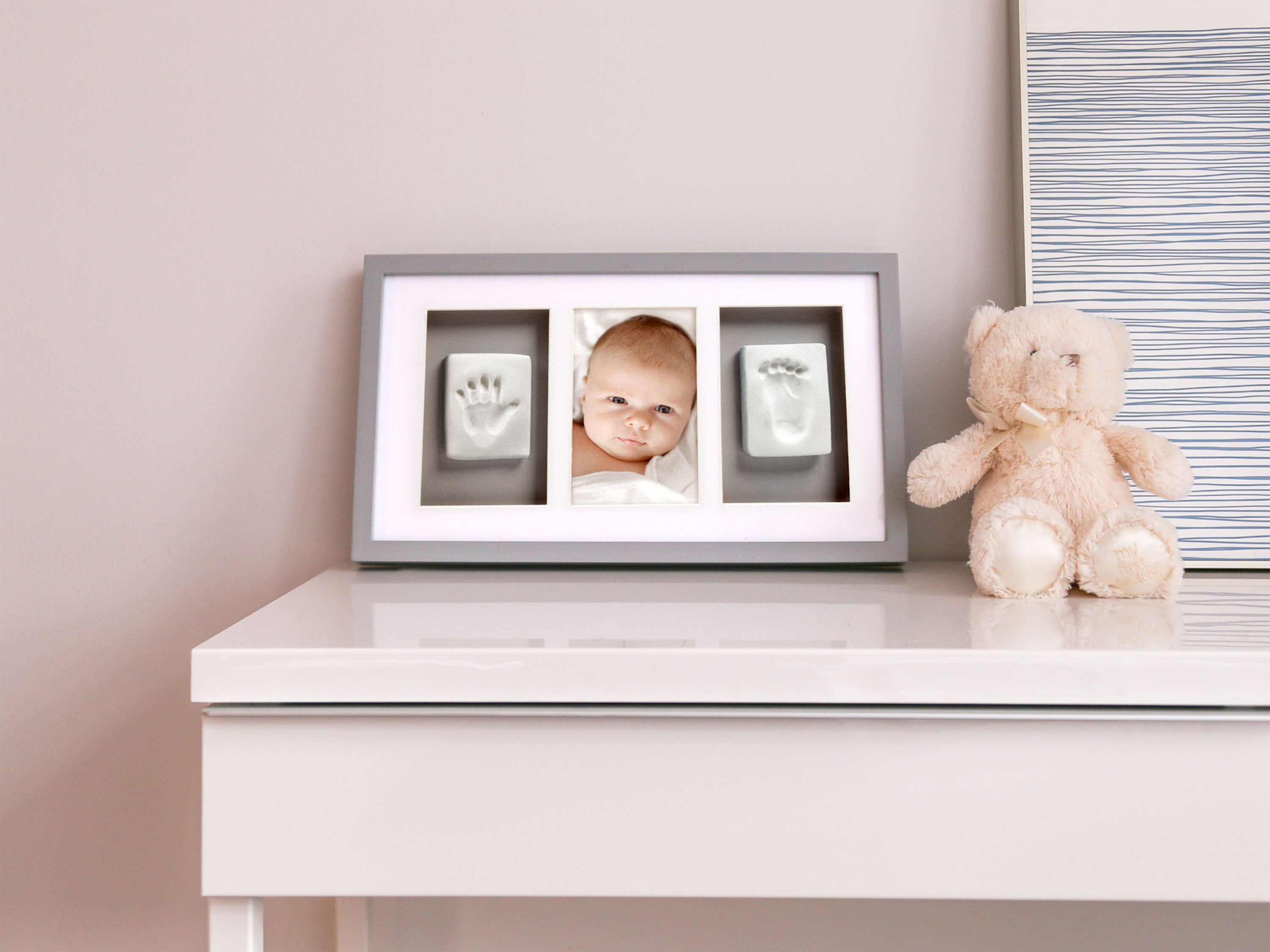 Babyprints Deluxe Ram Trippel Grå - 2