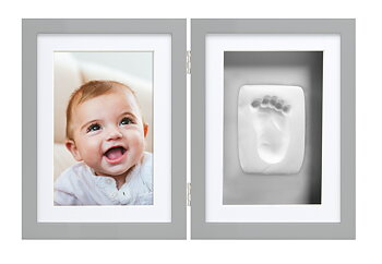 Babyprints Ram Dubbel Ledad Grå