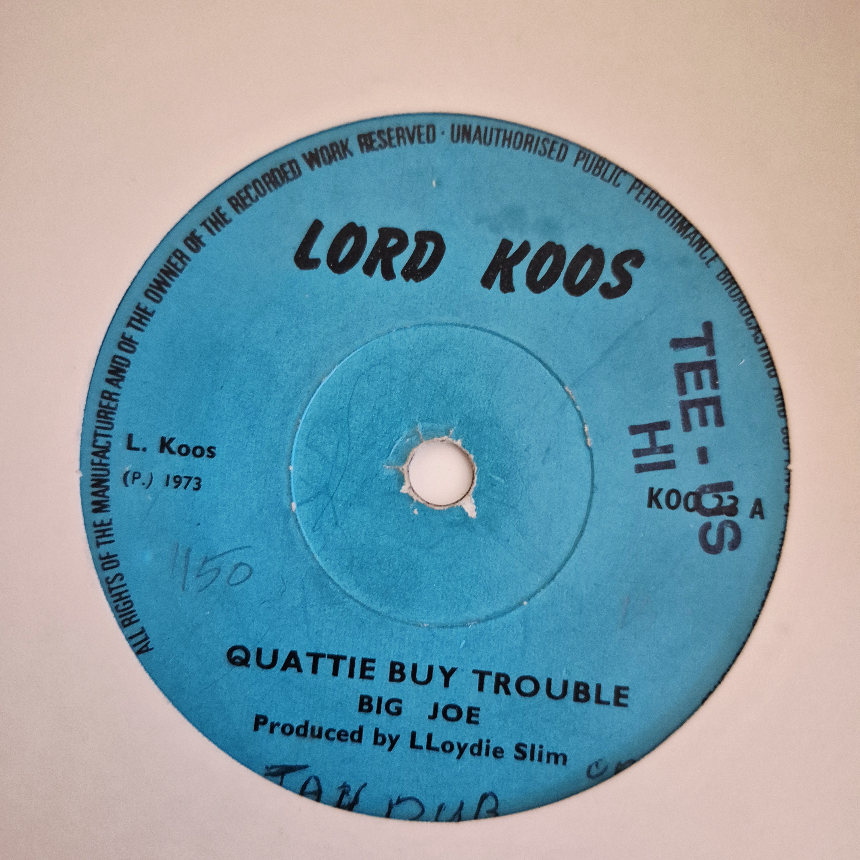 Big Joe – Quattie Buy Trouble