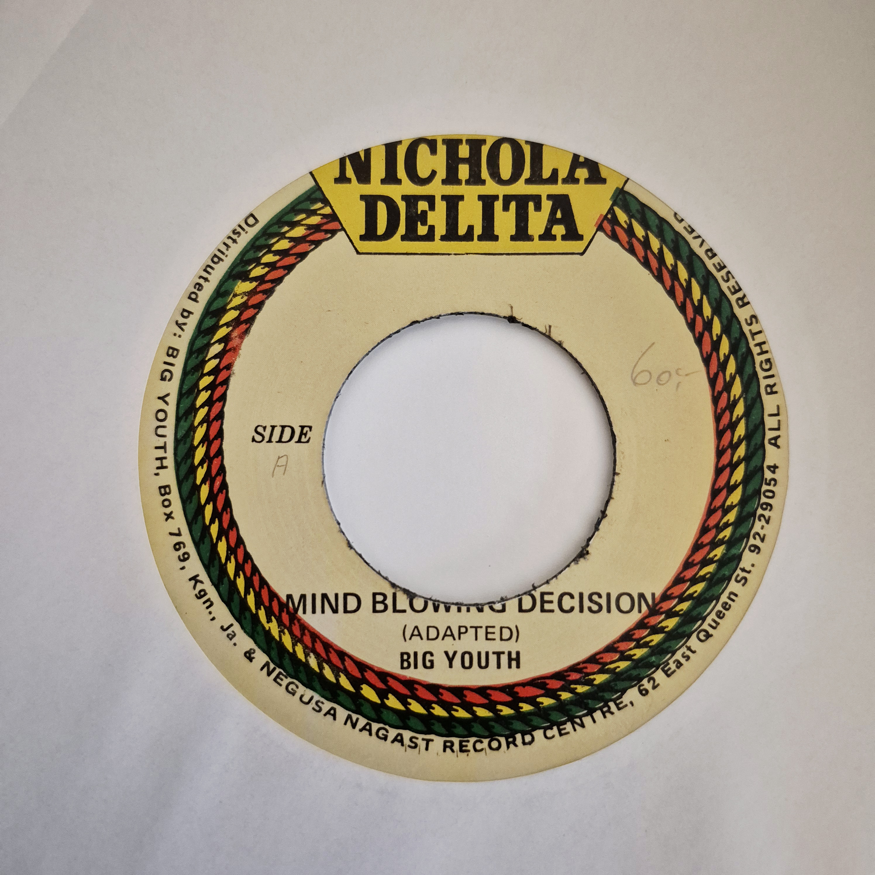 Big Youth / Big Youth & The Ark Angels – Mind Blowing Decision 