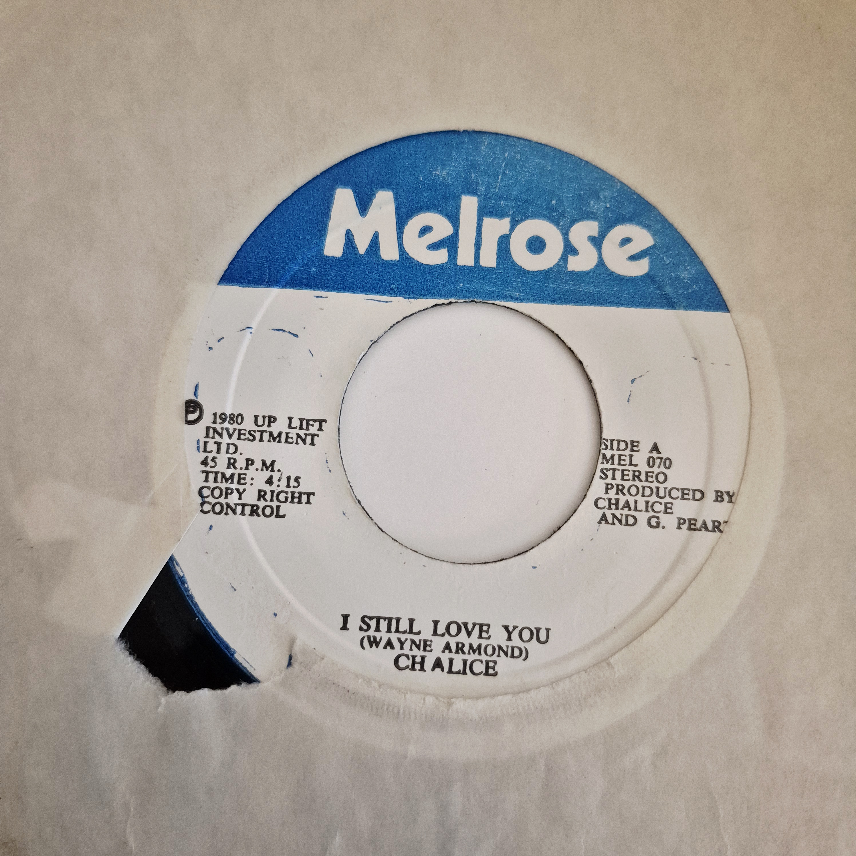 Chalice  – I Still Love You / Ragga Reggie