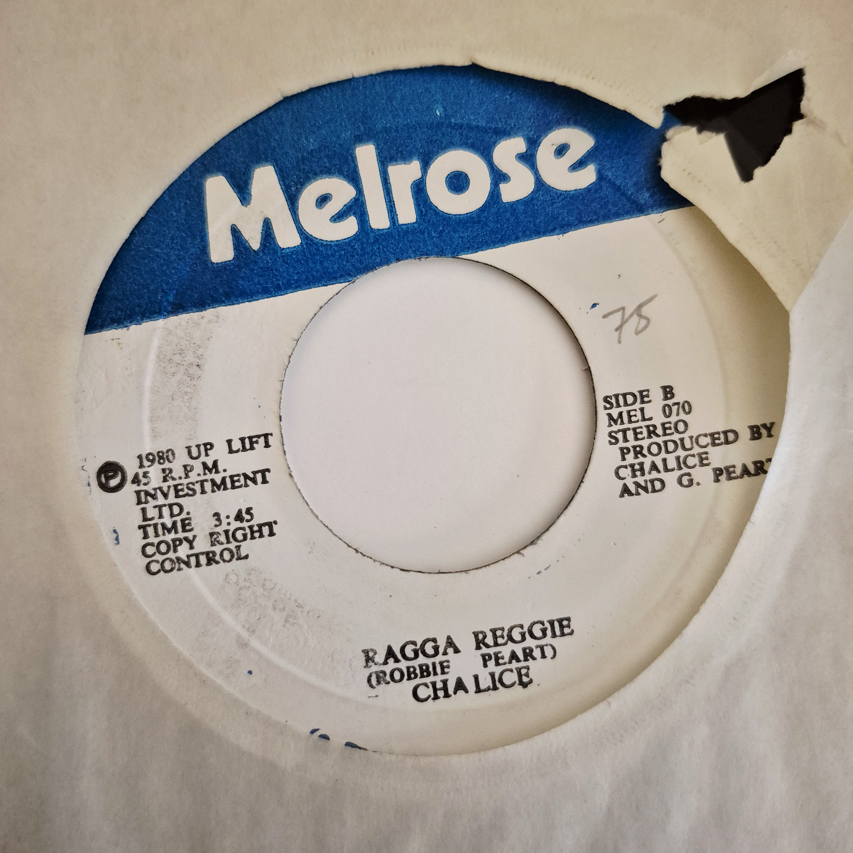 Chalice  – I Still Love You / Ragga Reggie