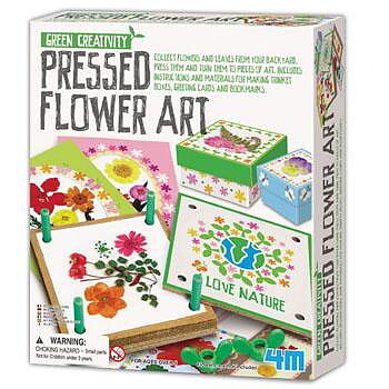 Förpackning med blomsterpress för barn