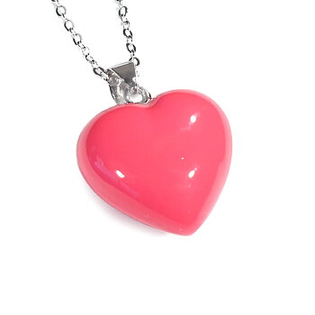 Fuchsia hjerte Bola graviditetssmykke