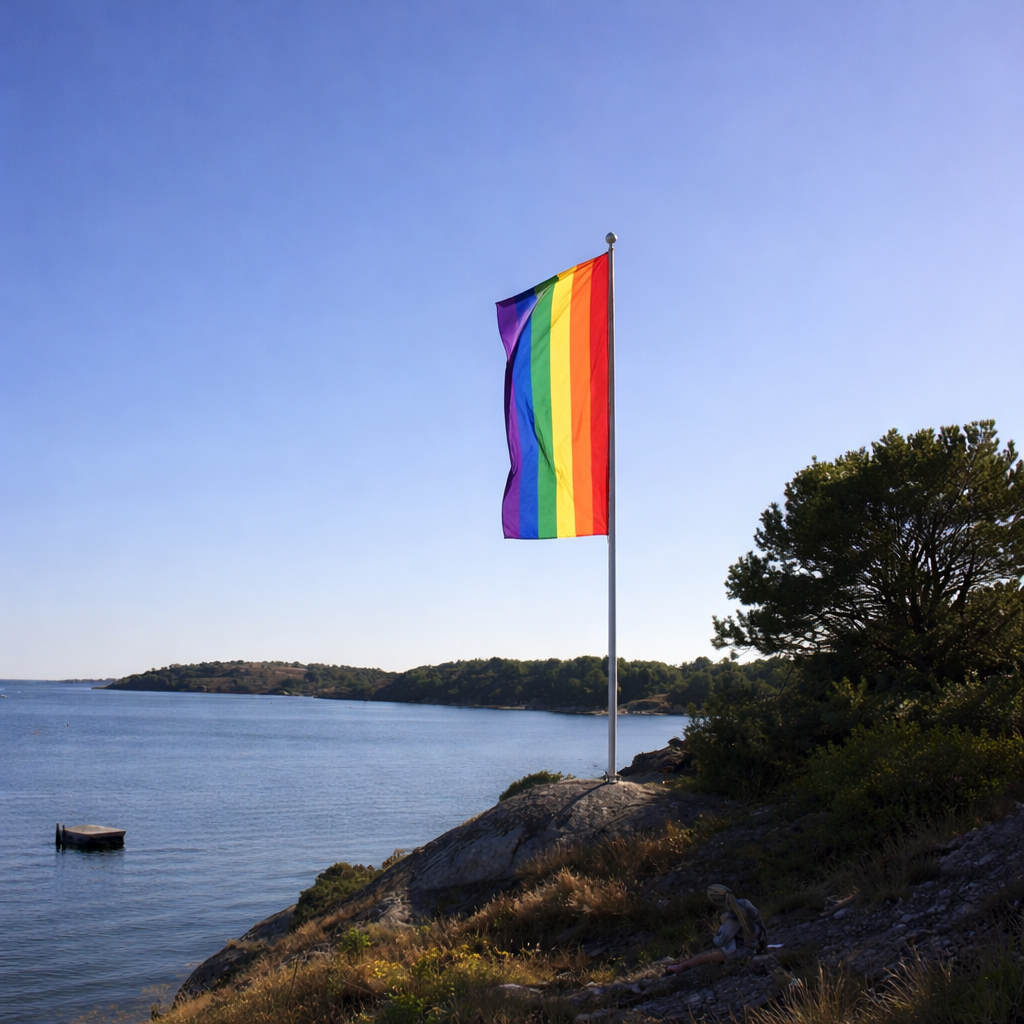 Windtracker Pride Flag 150 x 400 cm für Fahnenmast