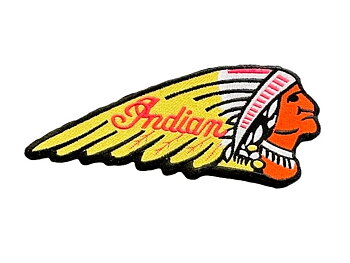 Indian MC-Biker Big Patch broderimerke (25x10,5 cm)